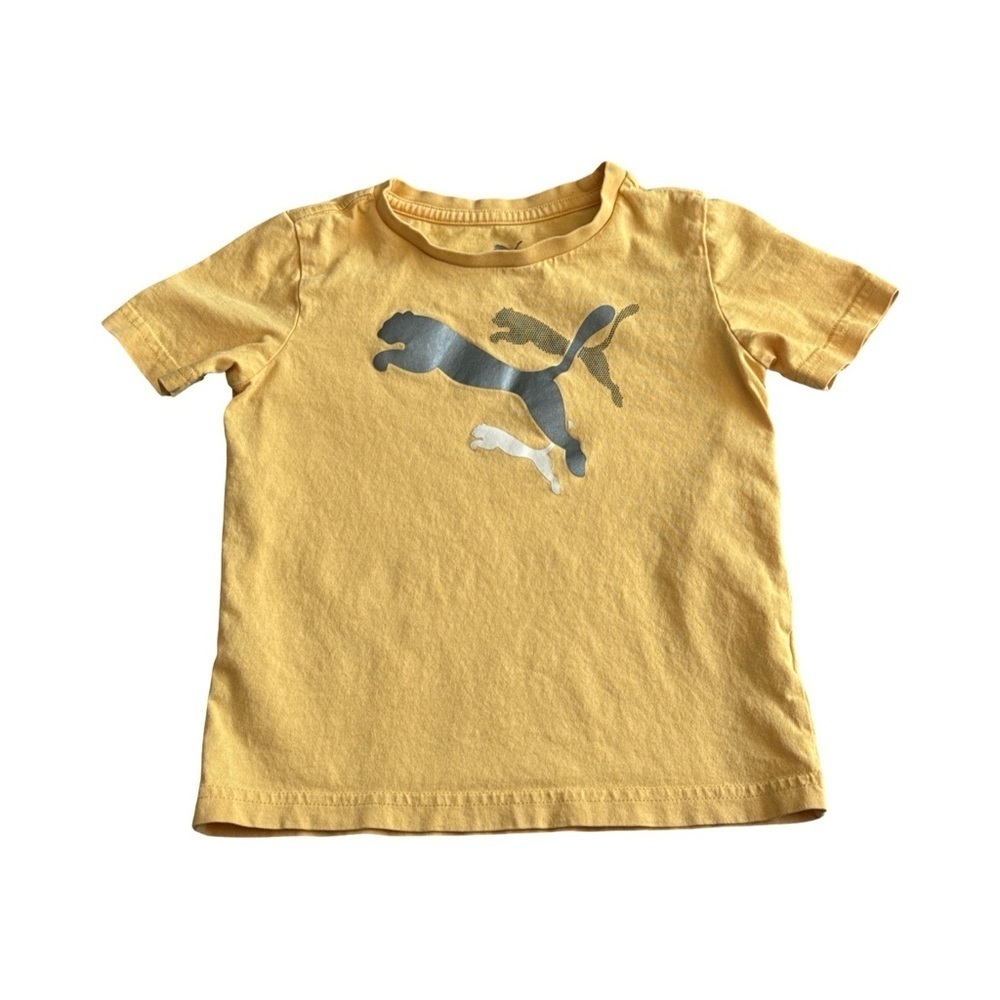 Puma Kids Graphic Yellow Tee